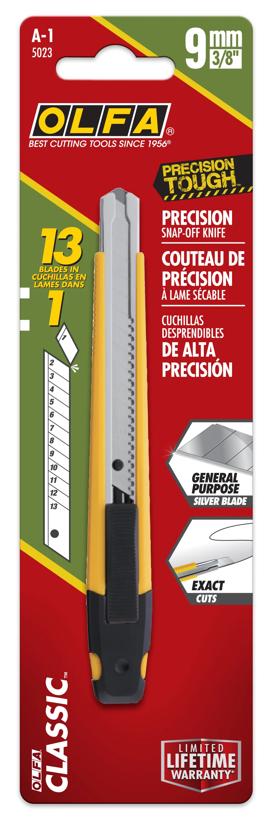 9mm A-1 Auto-Lock Precision Utility Knife - Image 3