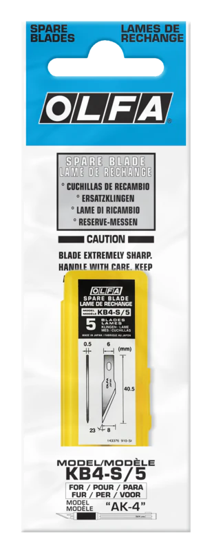 KB4-S #11 Precision Art Blade, 5 or 100 Pack - Image 2