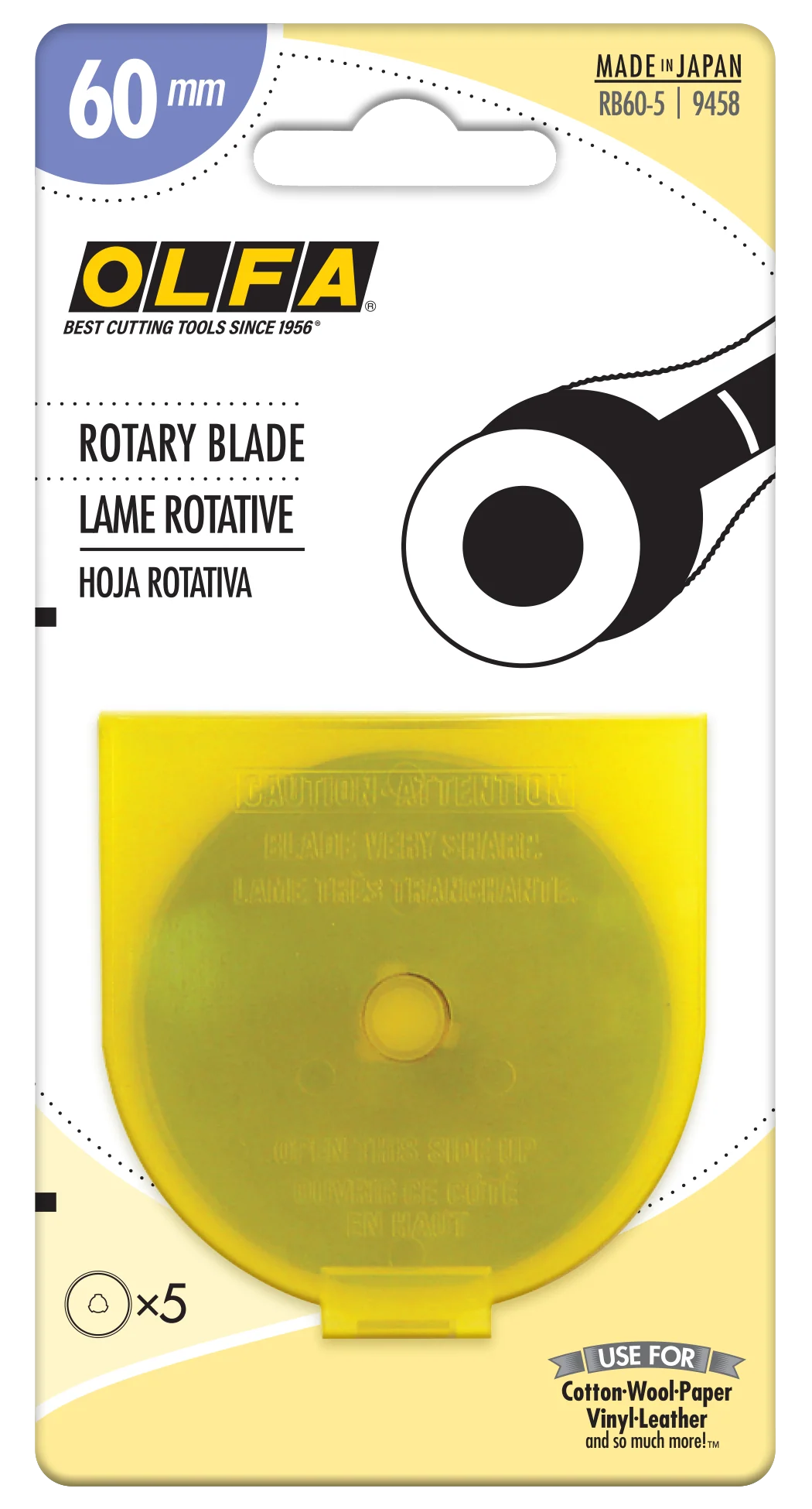 60mm RB60 Tungsten Steel Rotary Blade - Image 3