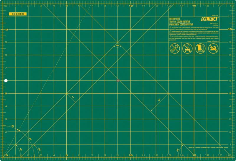 RTY-2CYEL/ST-01 Fabric Cutting Kit, Yellow - Image 2