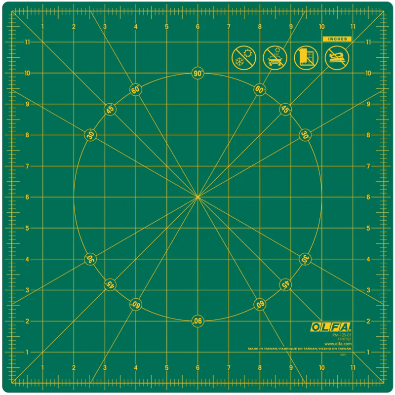 RM-12S-01 12" Rotating, Self-Healing Cutting Mat - Image 3