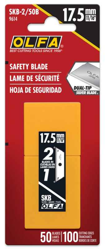 SKB-2 Dual-Edge Safety Blade - 5, 10, or 50 Packs - Image 5