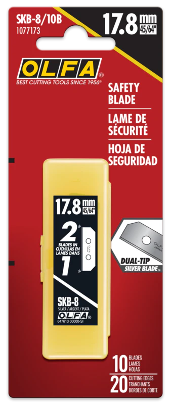 SKB-8 SK-8 Replacement Blade with 90° Edge, Pack of 10 - Image 3